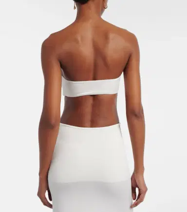 Jade Swim Clara ruched bandeau bikini top | Thumbnail 4