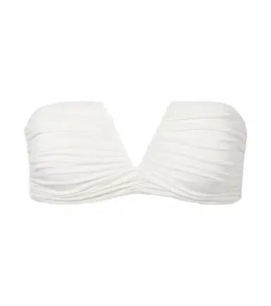 Jade Swim Clara ruched bandeau bikini top | Thumbnail 1