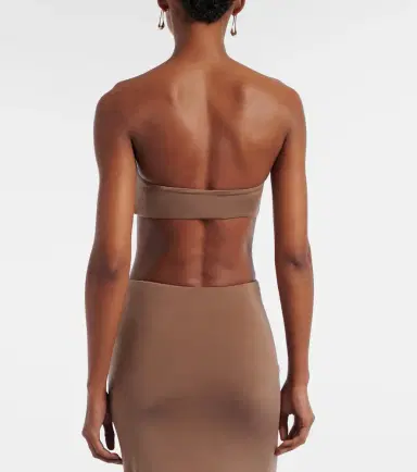 Jade Swim Clara ruched bandeau bikini top | Thumbnail 5