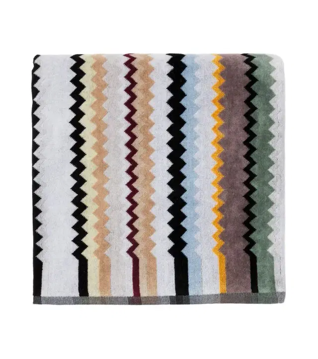Missoni Best Zigzag cotton terry beach towel