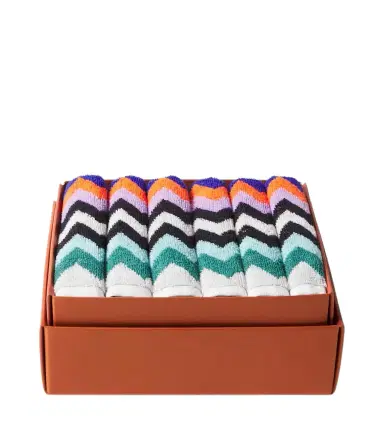 Missoni Best set of 6 cotton terry face towels | Thumbnail 1