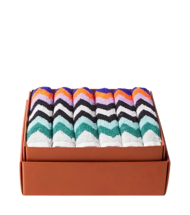 Missoni Best set of 6 cotton terry face towels