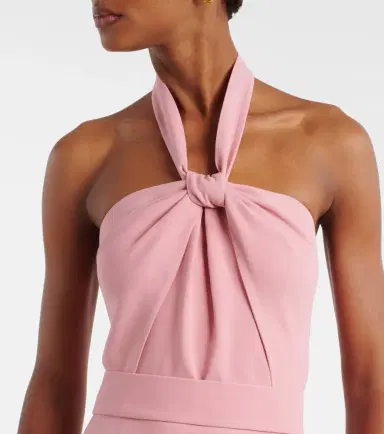 Elie Saab Halterneck cady gown | Thumbnail 5 Elie Saab Halterneck cady gown | Thumbnail 5