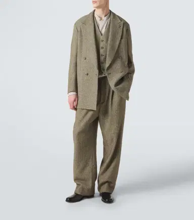 Giorgio Armani Archivio cotton-blend straight pants | Thumbnail 4 Giorgio Armani Archivio cotton-blend straight pants | Thumbnail 4