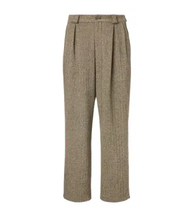 Giorgio Armani Archivio cotton-blend straight pants | Thumbnail 1 Giorgio Armani Archivio cotton-blend straight pants | Thumbnail 1