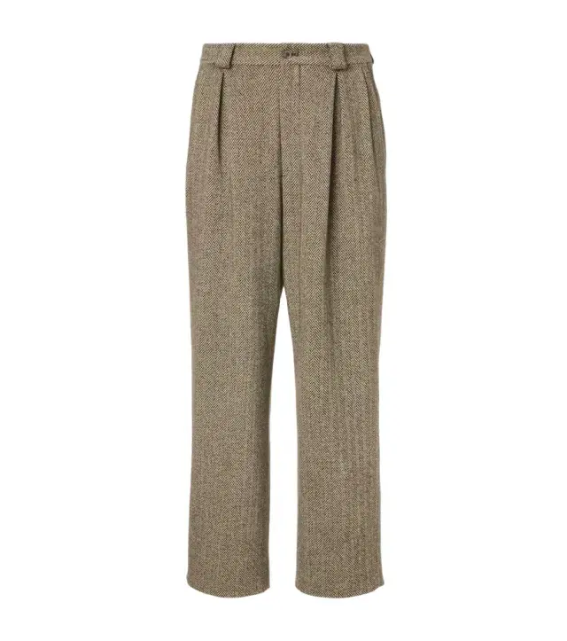Archivio cotton-blend straight pants