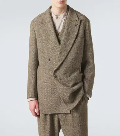 Giorgio Armani Archivio cotton and wool-blend blazer | Thumbnail 3