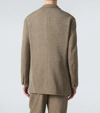 Giorgio Armani Archivio cotton and wool-blend blazer | Thumbnail 6