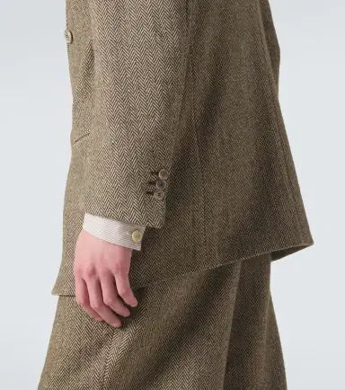 Giorgio Armani Archivio cotton and wool-blend blazer | Thumbnail 8