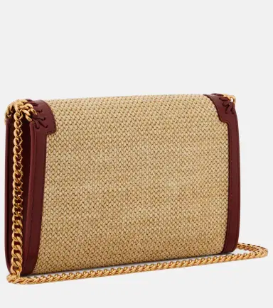 Stella McCartney Falabella raffia-effect wallet on chain | Thumbnail 2