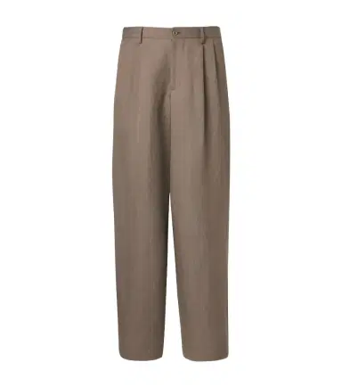 Giorgio Armani Archivio linen-blend straight pants | Thumbnail 1 Giorgio Armani Archivio linen-blend straight pants | Thumbnail 1