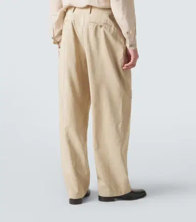 Giorgio Armani Archivio silk-blend straight pants | Thumbnail 2 Giorgio Armani Archivio silk-blend straight pants | Thumbnail 2