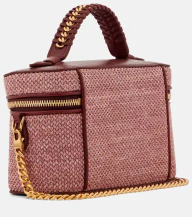 Stella McCartney Falabella raffia-effect vanity bag | Thumbnail 2