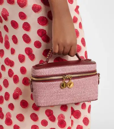 Stella McCartney Falabella raffia-effect vanity bag | Thumbnail 6