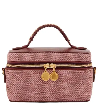 Stella McCartney Falabella raffia-effect vanity bag | Thumbnail 1