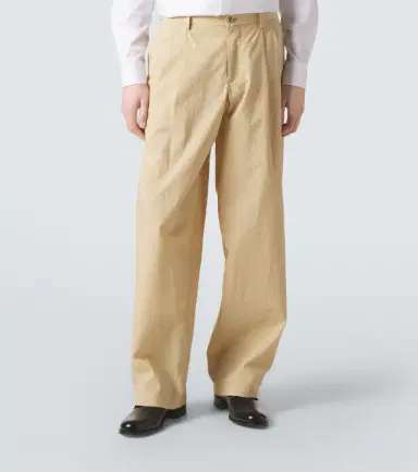 Giorgio Armani Archivio cotton-blend straight pants | Thumbnail 2 Giorgio Armani Archivio cotton-blend straight pants | Thumbnail 2