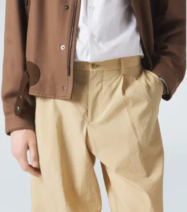 Giorgio Armani Archivio cotton-blend straight pants | Thumbnail 3 Giorgio Armani Archivio cotton-blend straight pants | Thumbnail 3