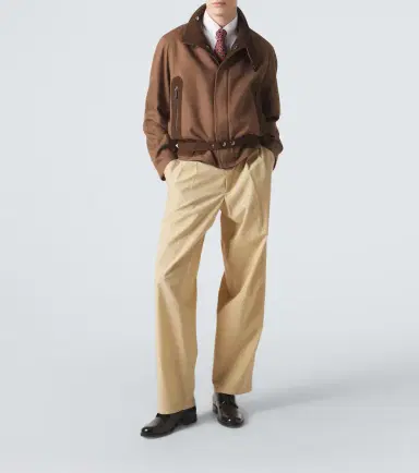 Giorgio Armani Archivio cotton-blend straight pants | Thumbnail 5 Giorgio Armani Archivio cotton-blend straight pants | Thumbnail 5