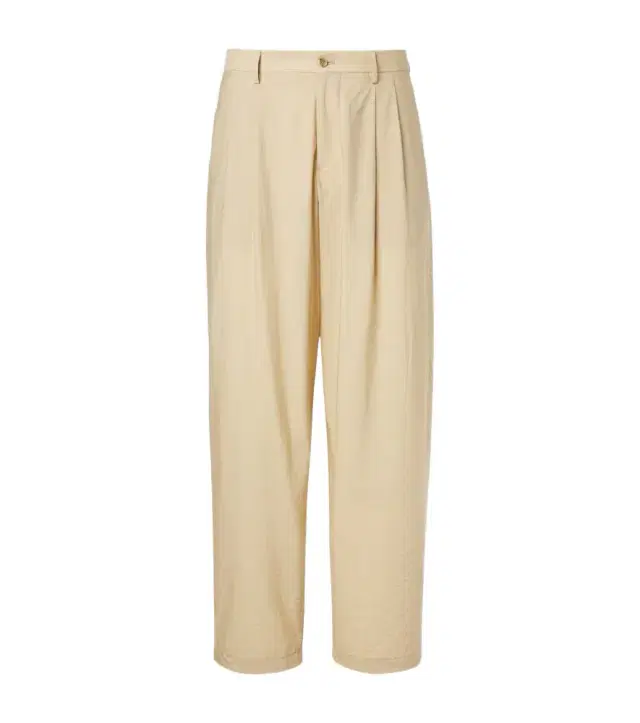 Giorgio Armani Archivio cotton-blend straight pants