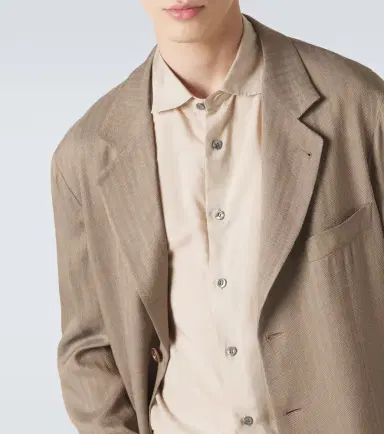 Giorgio Armani Archivio herringbone blazer | Thumbnail 2