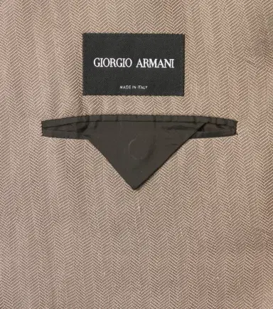 Giorgio Armani Archivio herringbone blazer | Thumbnail 5