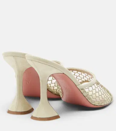Amina Muaddi Lupita leather-trimmed sandals | Thumbnail 4 Amina Muaddi Lupita leather-trimmed sandals | Thumbnail 4