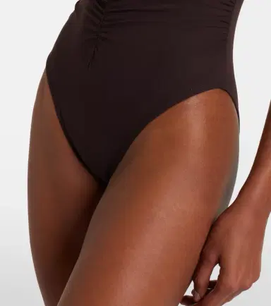 Karla Colletto Ruched bandeau swimsuit | Thumbnail 3