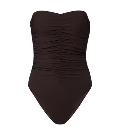 Karla Colletto Ruched bandeau swimsuit | Thumbnail 1