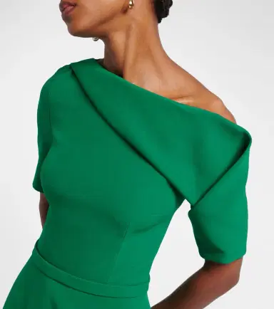 Safiyaa Stephanie draped crêpe cocktail dress | Thumbnail 5 Safiyaa Stephanie draped crêpe cocktail dress | Thumbnail 5