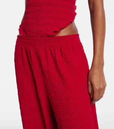Jade Swim Mika seersucker wide-leg pants | Thumbnail 3