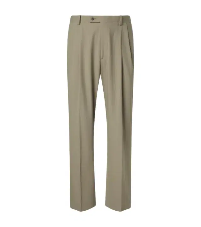 Wool wide-leg pants