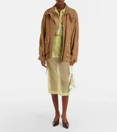 The Frankie Shop Peri sheer silk-blend shirt | Thumbnail 5 The Frankie Shop Peri sheer silk-blend shirt | Thumbnail 5