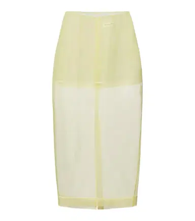 The Frankie Shop Peri sheer silk-blend midi skirt | Thumbnail 1