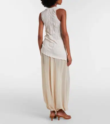 The Frankie Shop Mio sheer crêpe balloon pants | Thumbnail 5