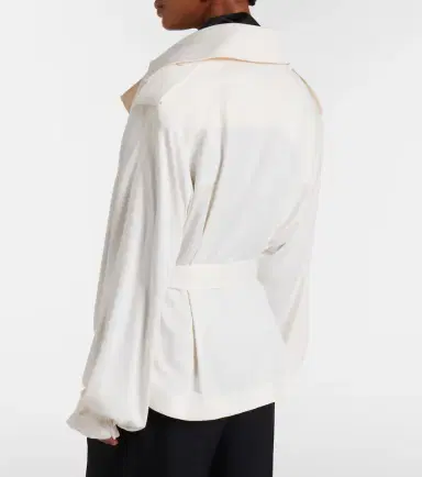The Frankie Shop Elva cropped trench coat | Thumbnail 2 The Frankie Shop Elva cropped trench coat | Thumbnail 2