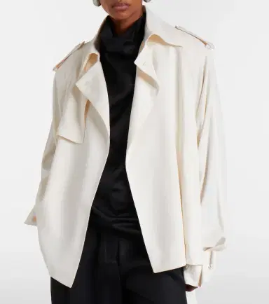 The Frankie Shop Elva cropped trench coat | Thumbnail 5 The Frankie Shop Elva cropped trench coat | Thumbnail 5