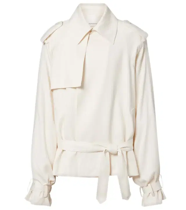 The Frankie Shop Elva cropped trench coat