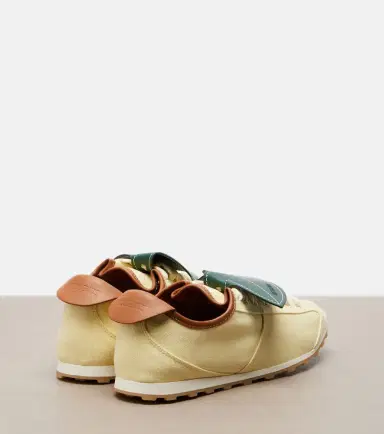 Jacquemus Tennis leather-trimmed canvas sneakers | Thumbnail 2 Jacquemus Tennis leather-trimmed canvas sneakers | Thumbnail 2