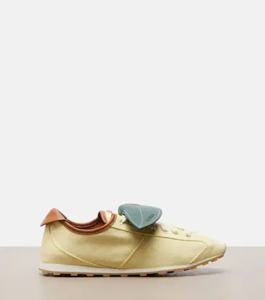 Jacquemus Tennis leather-trimmed canvas sneakers | Thumbnail 3 Jacquemus Tennis leather-trimmed canvas sneakers | Thumbnail 3