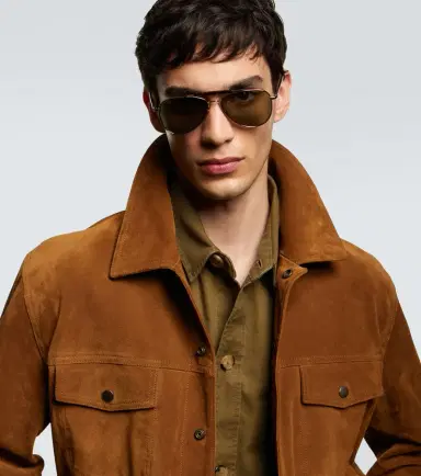 Saint Laurent SL Logo aviator sunglasses | Thumbnail 4