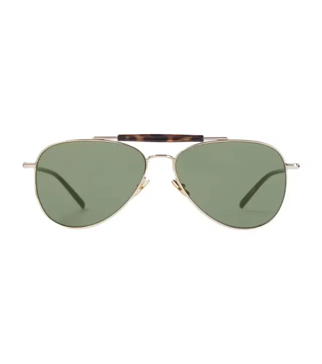 Saint Laurent SL Logo aviator sunglasses