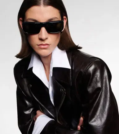 Saint Laurent SL Logo rectangular sunglasses | Thumbnail 3