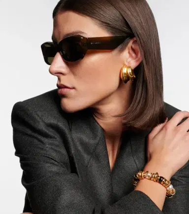 Saint Laurent SL 868 oval sunglasses | Thumbnail 2
