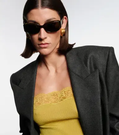 Saint Laurent SL 868 oval sunglasses | Thumbnail 3