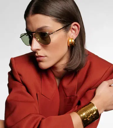 Saint Laurent SL Logo aviator sunglasses | Thumbnail 2