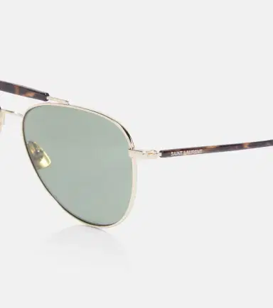 Saint Laurent SL Logo aviator sunglasses | Thumbnail 4
