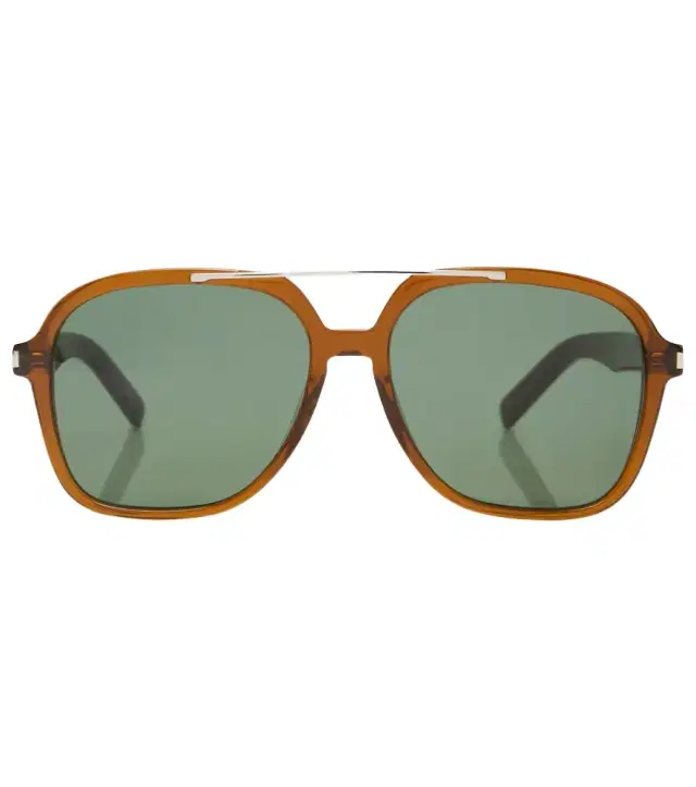 Saint Laurent Corner Angle square sunglasses