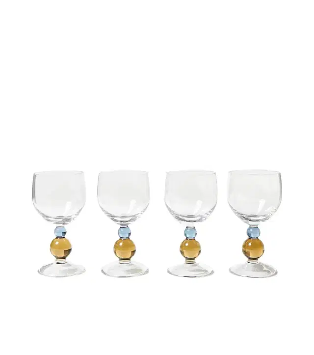 Akua Objects Noam set of 4 wine glasses