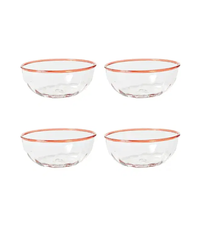 Akua Objects Peter set of 4 glass bowls