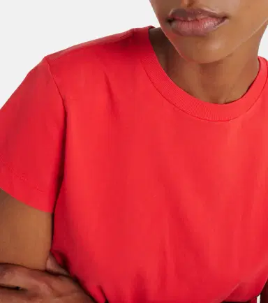 Agolde Adine cropped cotton jersey T-shirt | Thumbnail 3